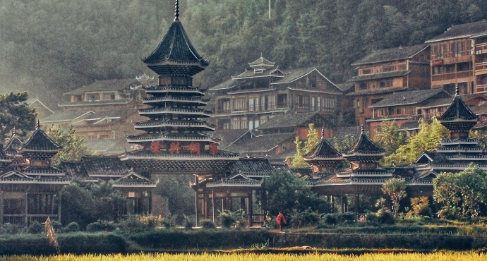 贵州肇兴侗寨旅游