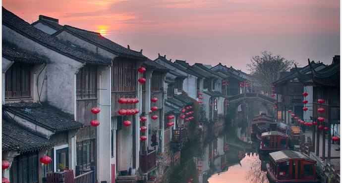 江苏七里山塘旅游