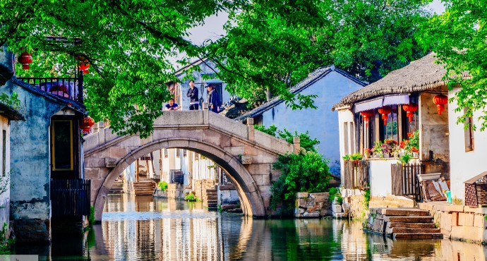 江苏周庄古镇旅游