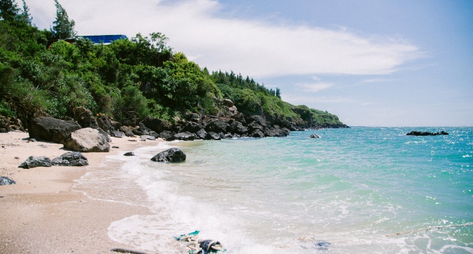 海南三亚湾旅游